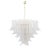 Large Murano Glass Crystal Color Suspension Chandelier, Italy, 1990s For Sale - Image 12 of 12