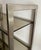 Mid-Century Modern French Anodized Metal and Smoked Glass Shelving Units from Artelano, 1970s, Set of 2 For Sale - Image 3 of 11