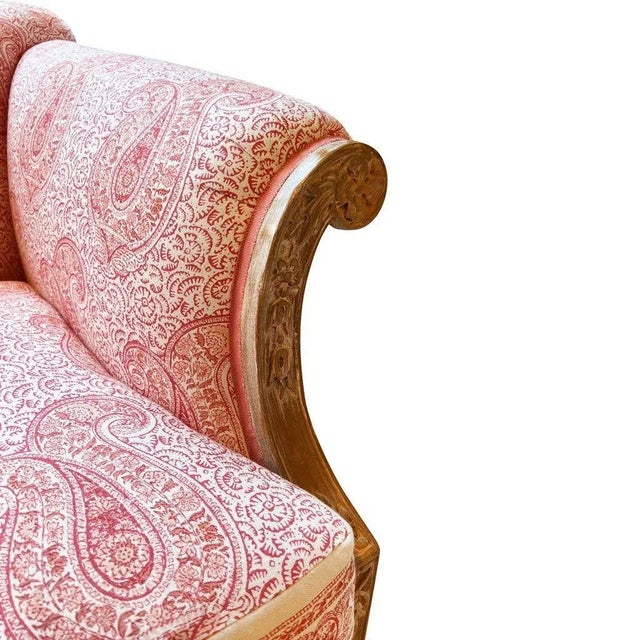 Late 19th Century Late 19th Century Carved Oak Camelback Chippendale Settee For Sale - Image 5 of 11