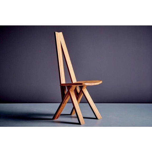 Wood S45 Chairs in Elm Wood by Pierre Chapo, 1970s, Set of 6 For Sale - Image 7 of 14