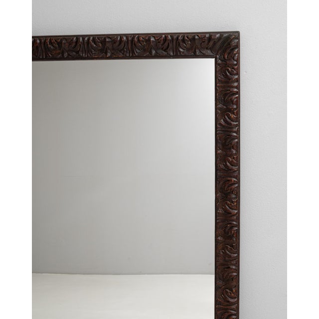 Wooden Floor Mirror For Sale - Image 10 of 11