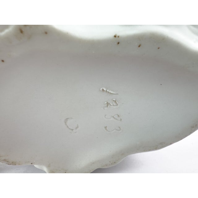 Antique White Bisque Porcelain Swan Planter – Sculptural Jardinière For Sale - Image 11 of 12