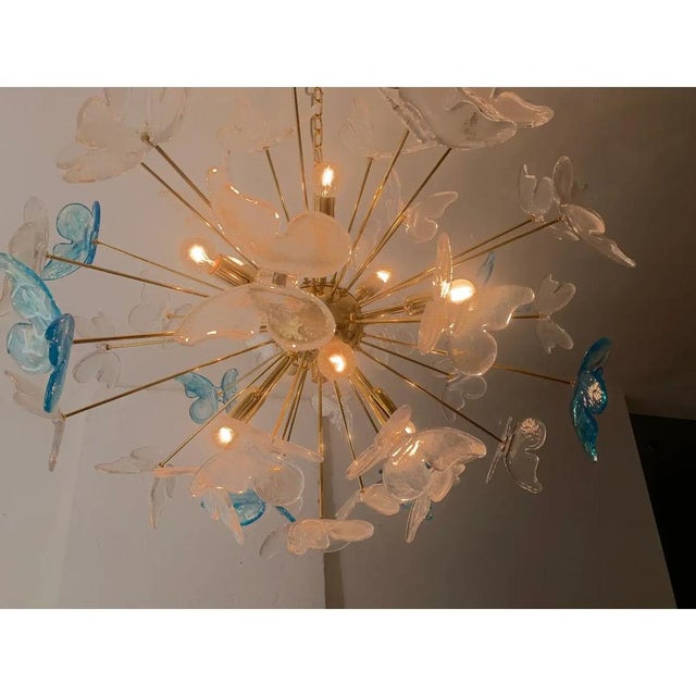 Italian Sputnik Butterfly Chandelier in Murano Glass by Simoeng For Sale - Image 9 of 13