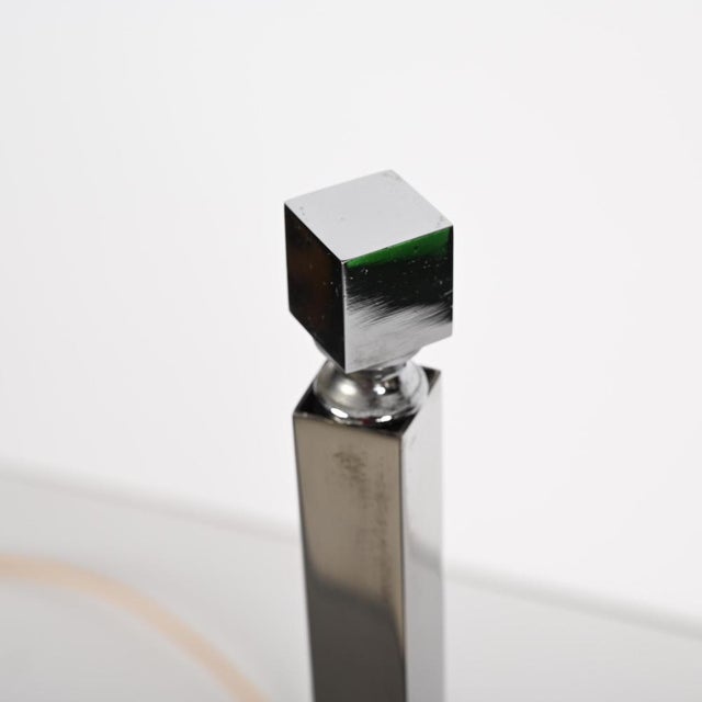 Table Lamp in Acrylic Glass, Chrome and Brass by Romeo Rega, Italy, 1970s For Sale - Image 16 of 18