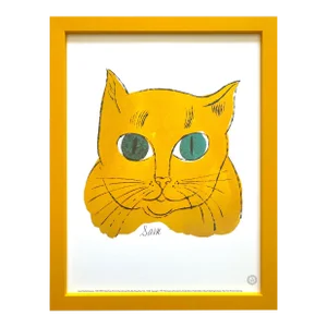 Andy Warhol Estate Vintage 1991 Framed Lithograph Print " Sam " 1954