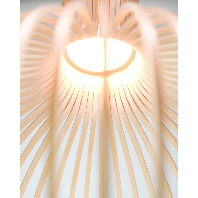 Large Octo 4240 Pendant in Birch Wood by Seppo Koho for Secto Design For Sale - Image 4 of 9