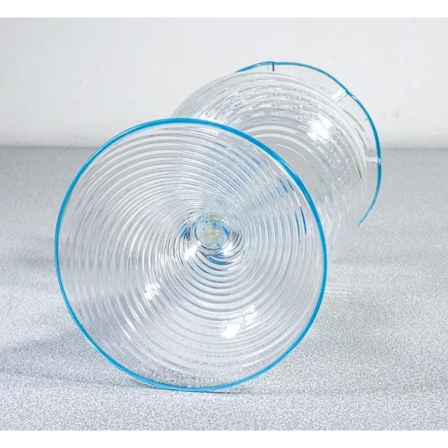 Glass Vase / Cup in Murano Blown Glass, 1960s For Sale - Image 7 of 8