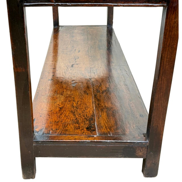 Small Georgian Oak Dresser Base, 1750 For Sale - Image 10 of 13