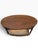 Brown Vintage Refinished Oval Mahogany Frame Coffee Table With Storage Drawer and Carved Details For Sale - Image 8 of 11
