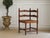 Wood Vintage Corner Chair in Turned Wood with Carved Straw Seat For Sale - Image 7 of 7
