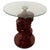 V8 Engine Crankshaft Coffee Table in Candy Red Chrome For Sale - Image 3 of 6
