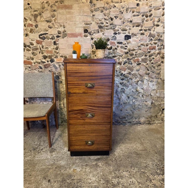 Industrial Vintage Industrial Wooden Filing Drawers, 1930s For Sale - Image 3 of 18