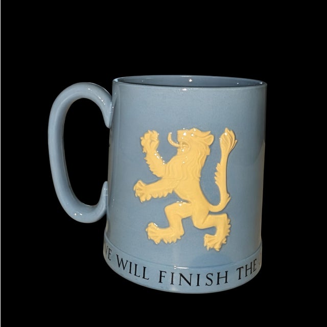 1940s Rare 1941 Arnold Machin for Wedgwood Winston Churchill Mug For Sale - Image 5 of 10