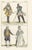 Black Marshals Villars and Turenne with Louis XVI and Marie Antoinette, 1842, Paper For Sale - Image 8 of 8