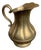 Vintage Gold Brass Jug For Sale