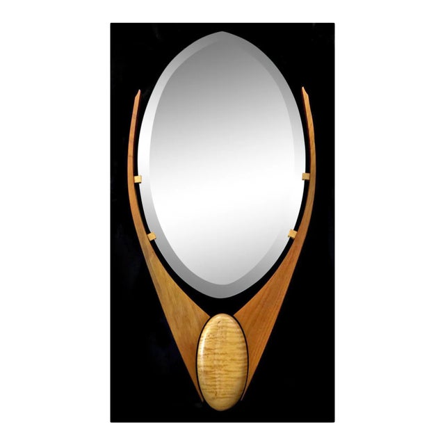 Randy Bader Studio Woodworking Mirror For Sale - Image 9 of 9