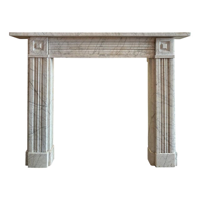 English Regency Marble Fireplace Mantel, 1820s For Sale