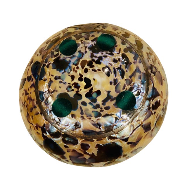1910s Loetz Art Glass With Silver Overlay Vase For Sale - Image 4 of 12