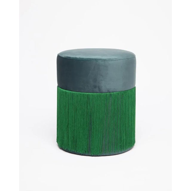 Pouf pill s by houtique dimensions: h 45 x d 35 cm materials: velvet upholstery and 30cm fringes pill pouf s art deco...