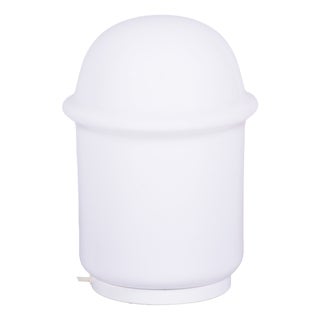 Mid-Century Table Lamp in Lacquered Metal and Opal Glass, Czech, 1960s For Sale