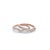 0.79 Carat Round Cut Diamond Rose Gold Bands, Size 7 For Sale In Los Angeles - Image 6 of 10
