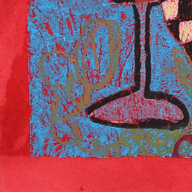 Still Life 3 - Original Bold Abstract Still Life Painting on Paper by Valerie Etitinwo For Sale In Los Angeles - Image 6 of 7