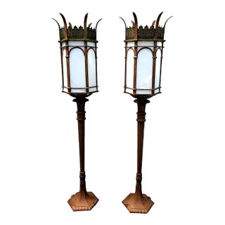 Dublin Gas Street Lights From the Guinness Estate - a Pair For Sale