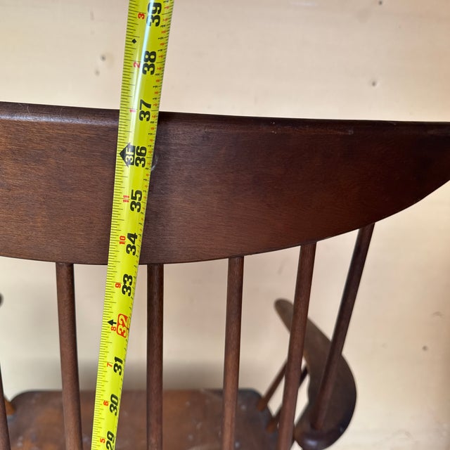 Conant Ball Mid Century Wood Rocking Chair For Sale - Image 12 of 12
