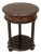 Vintage Hitchcock Ebonized Round Hooker Side/End Table For Sale