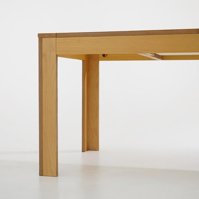 Maple Table with Extendable Top, 1970s For Sale - Image 12 of 15