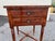 Brown 20th Century Federal Style Mahogany and Rosewood Side Table on Casters For Sale - Image 8 of 12