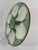1930s French Longchamp Green and White Majolica Oyster Plate For Sale - Image 14 of 16