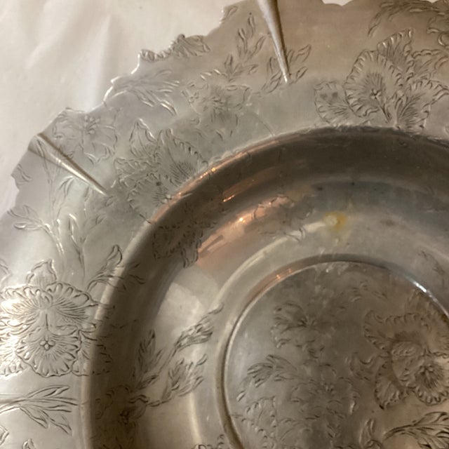 Metal Mid 20th Century Decorative "Forman Family" Aluminum Bowl For Sale - Image 7 of 12