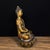 Late 19th Century Late 19th Century Polychrome Bronze Shakyamuni Buddha Statue, 660g For Sale - Image 5 of 9