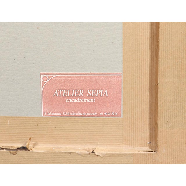 1970s Claude Weisbuch, Surrealist Scene, 1972, Lithograph, Framed For Sale - Image 5 of 17