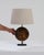 1900 - 1909 Antique French Metal Sign Table Lamp For Sale - Image 5 of 11