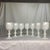 Portieux Vallerysthal 1930s French Portieux Vallerysthal White Opaline Water Goblets 6.5” - Set of 7 For Sale - Image 4 of 9