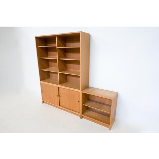 Wood Mid-Century Modern Wall Unit by Borge Mogensen, Denmark, 1960s For Sale - Image 7 of 11