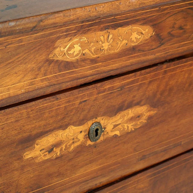 Wood 17th Century Italian Inlaid Walnut Dresser For Sale - Image 7 of 13