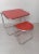 Plastic Plato Desk and Pluff Stool by Giancarlo Piretti for Anonima Castelli, 1970s, Set of 2 For Sale - Image 7 of 11