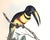 Printmaking Materials Original Mid-19th-Century John Gould “Pteroglossus Poecilosternus” Hand-Colored Toucan Lithograph For Sale - Image 7 of 9