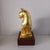 Paul Rigby Stratford Nj Artist C. 2002 Golden Cat - Ceramic With Gold Leaf For Sale - Image 4 of 10