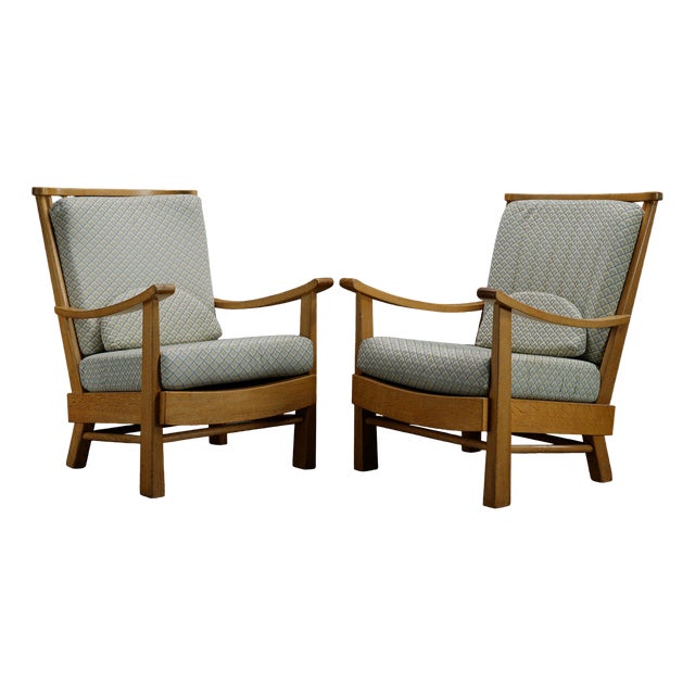 Set of Vintage Armchair Set by Bas Van Pelt, 1930s For Sale