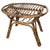 Italian Bohemian French Riviera Bamboo Rattan Oval Coffee Table, 1960s For Sale - Image 10 of 10