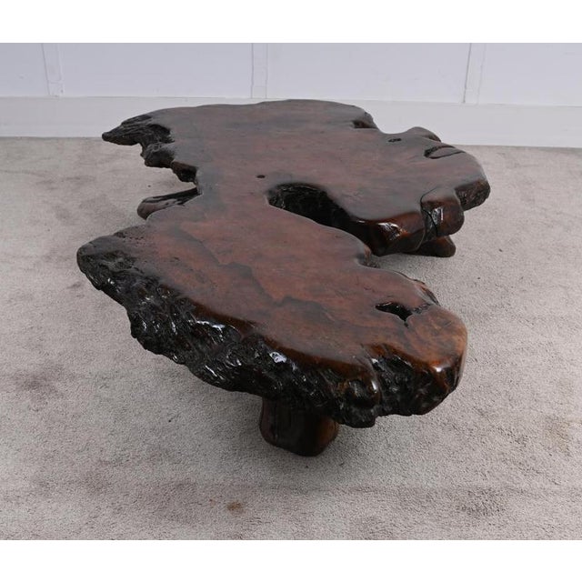 Mid-Century Rootwood Slab Coffee Table, 1960s For Sale - Image 3 of 3