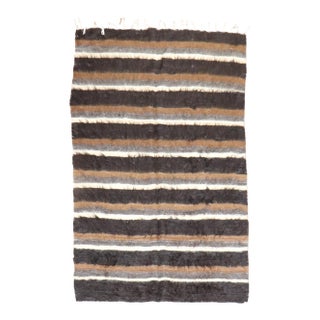 Vintage Accent Size Turkish Mohair Rug - 4'1" x 6'2" For Sale