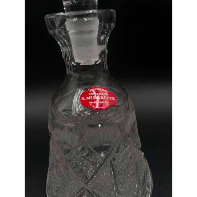 1970s Communist Era Crystal Carafe, 1972 For Sale - Image 5 of 7