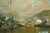 Sausalito and Golden Gate Landscape in Oil on Canvas, Framed, Signed, 1980s by Calderon For Sale - Image 4 of 5
