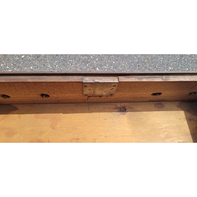 Late 18th Century Large Two Drawer American Chippendale Blanket Chest For Sale - Image 10 of 17