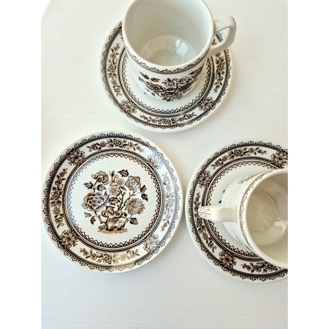 Vintage Coffee Cups and Saucers from Wood & Sons, 1960s, Set of 6 For Sale - Image 6 of 8
